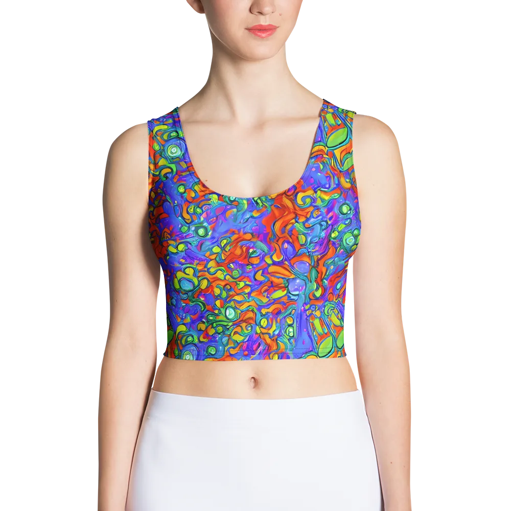 Wild Chromatic on Crop Top — Front