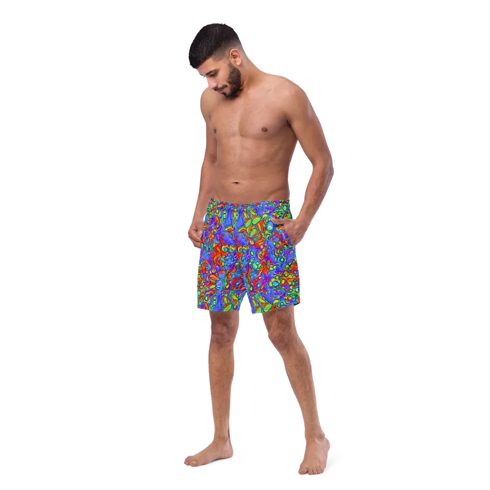 Wild Chromatic on Swim Trunks — Left Front