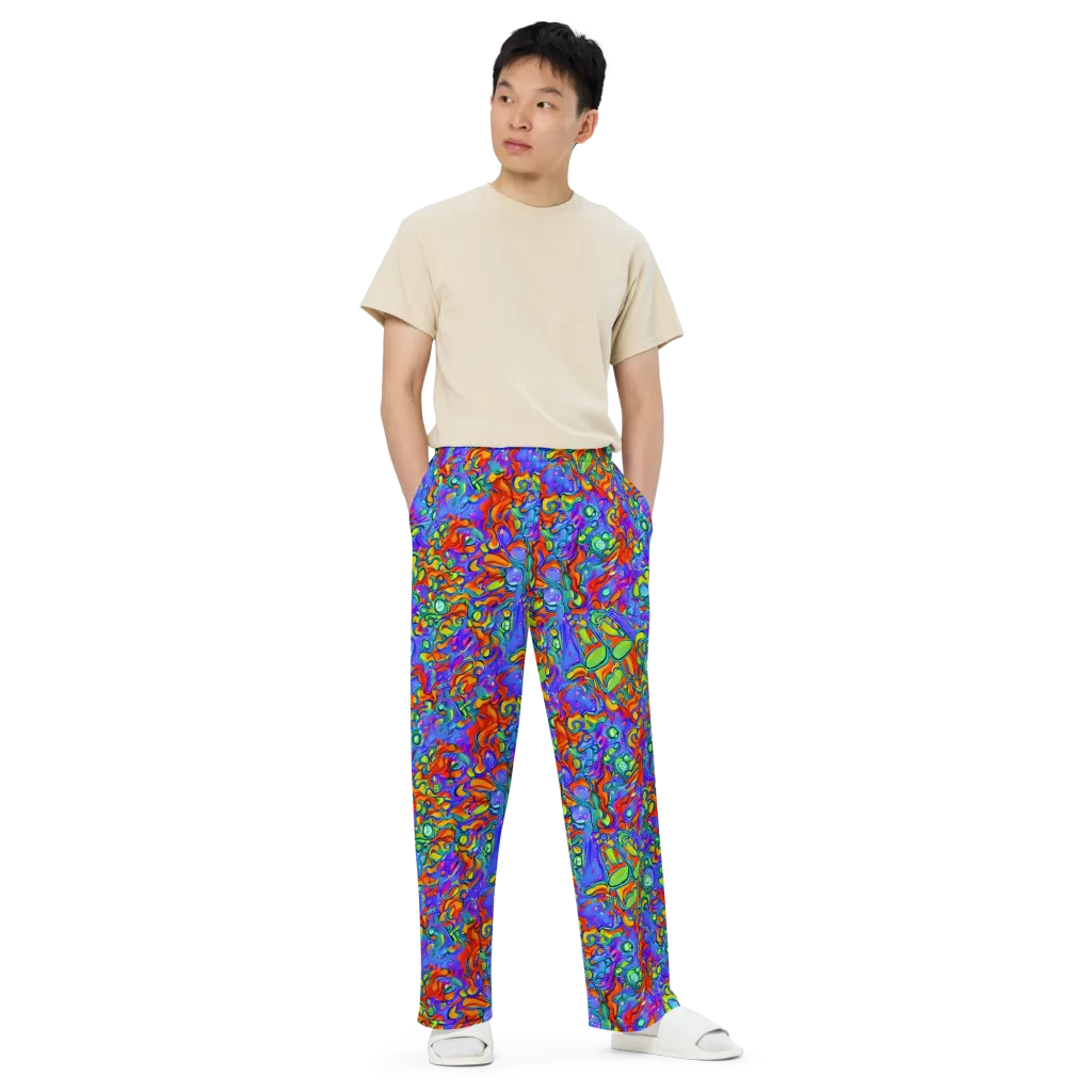 Wild Chromatic on Wide-Leg Pants — Front