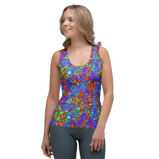 Wild Chromatic on a Women's Tank Top