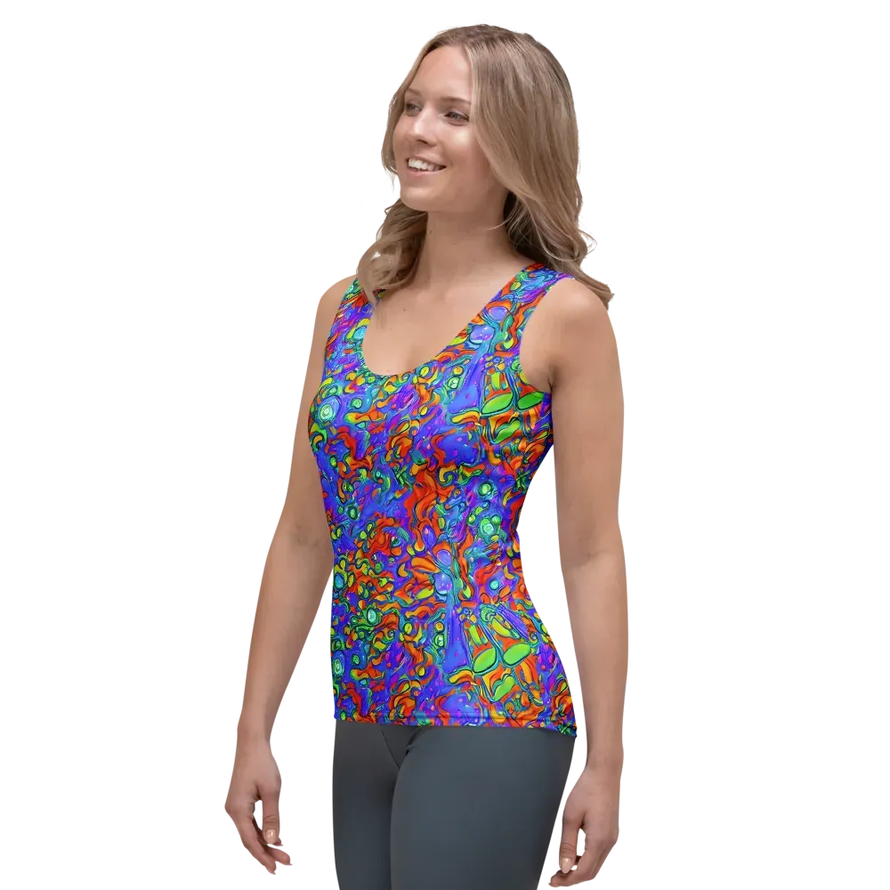 Wild Chromatic on Women's Tank Top — Left Front