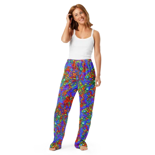 Wild Chromatic on a Women's Pajama Pants