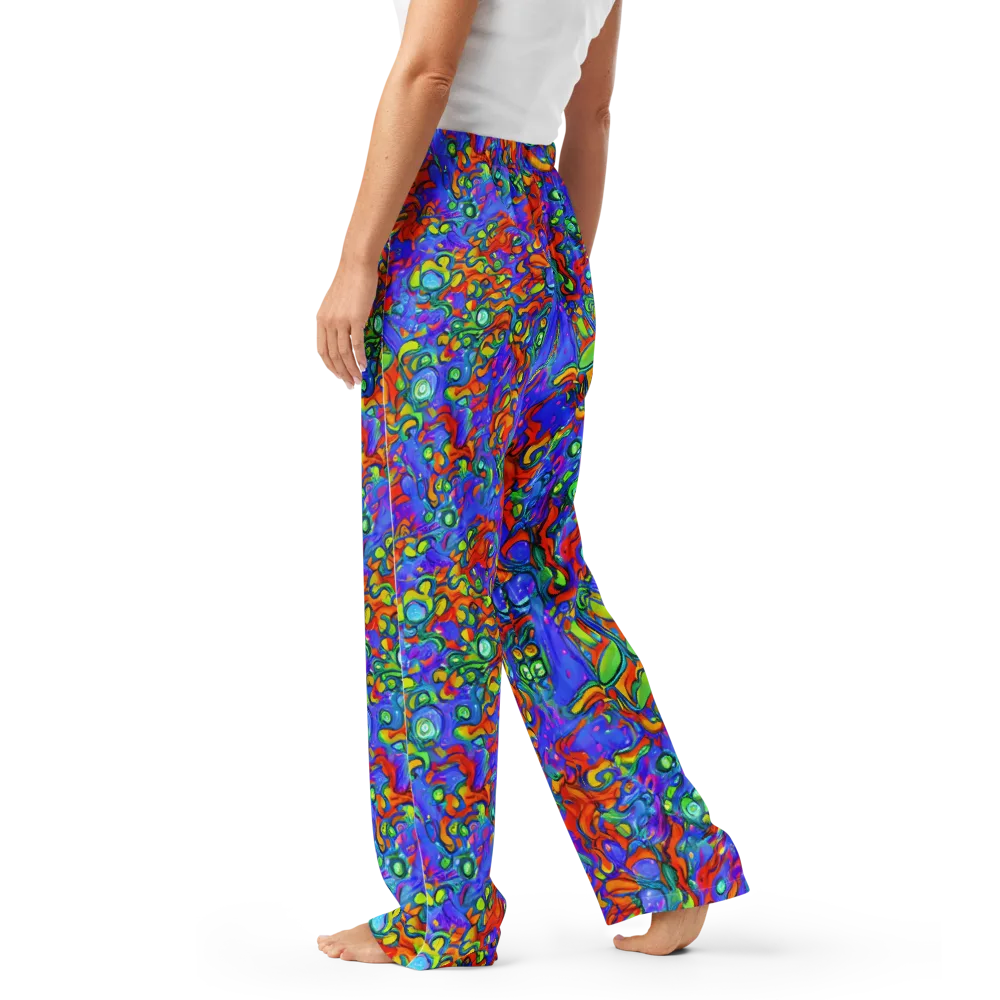 Wild Chromatic on Women's Pajama Pants — Left