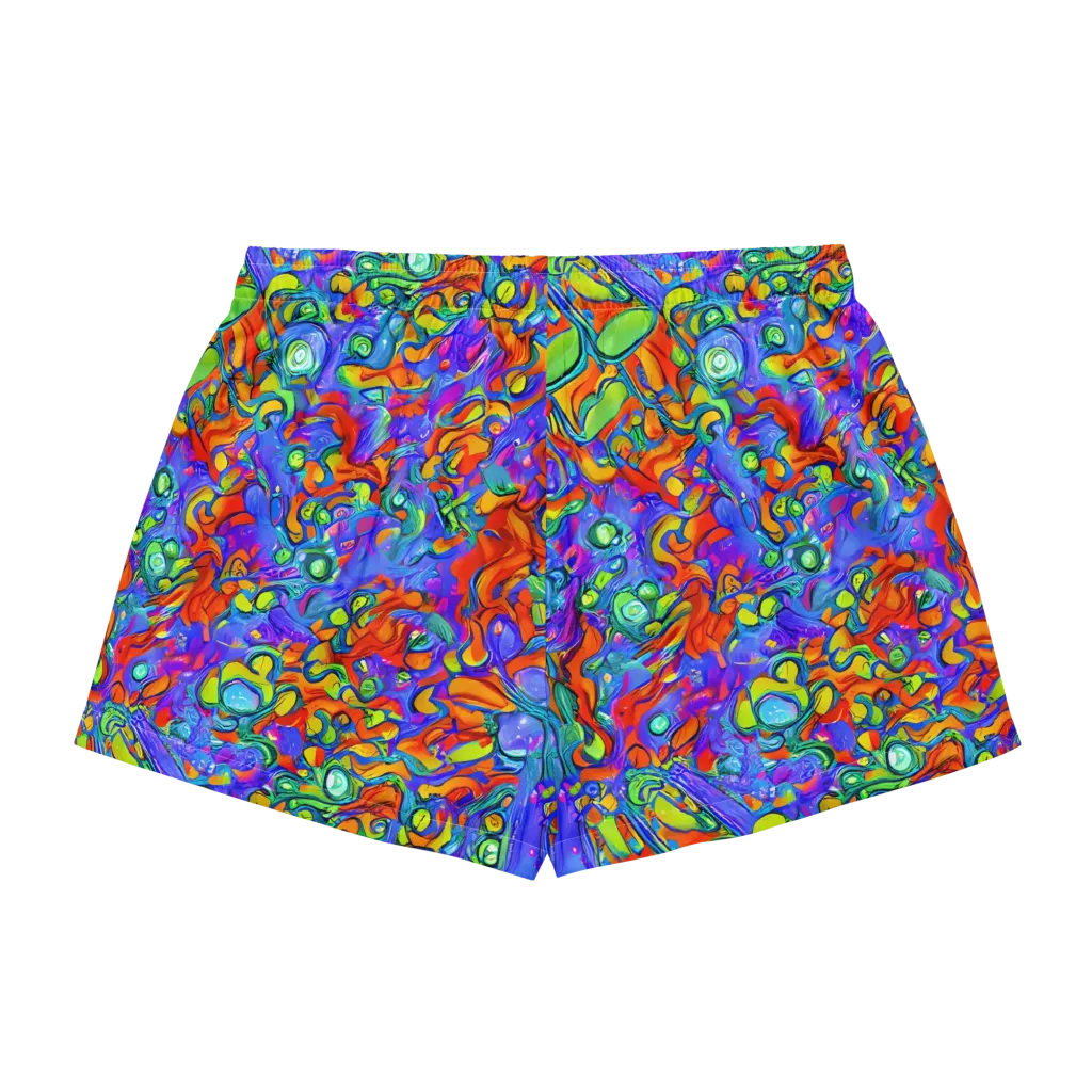 Wild Chromatic on Women's Pajama Shorts — Back