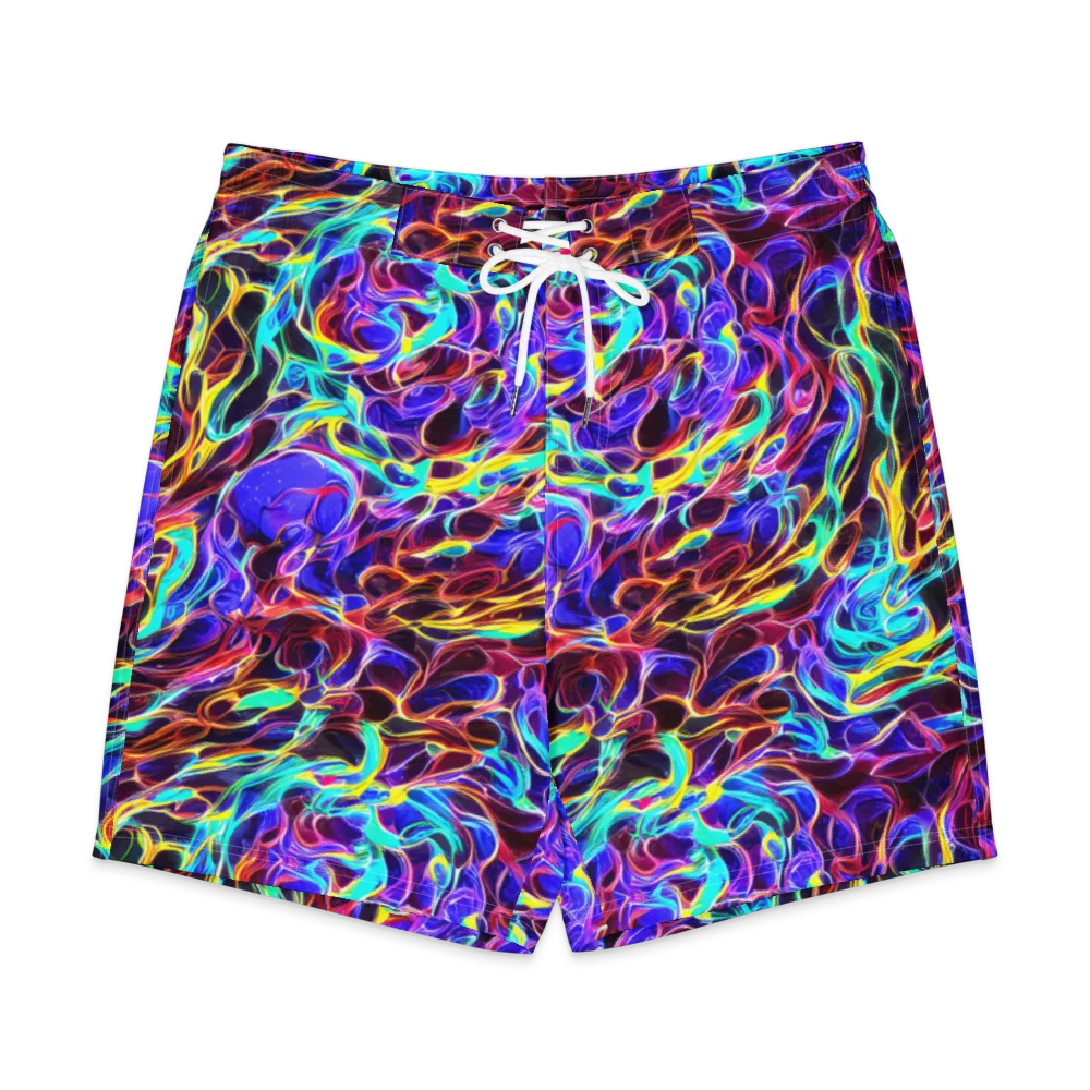 Lucid Inferno on Men's Board Shorts — Front