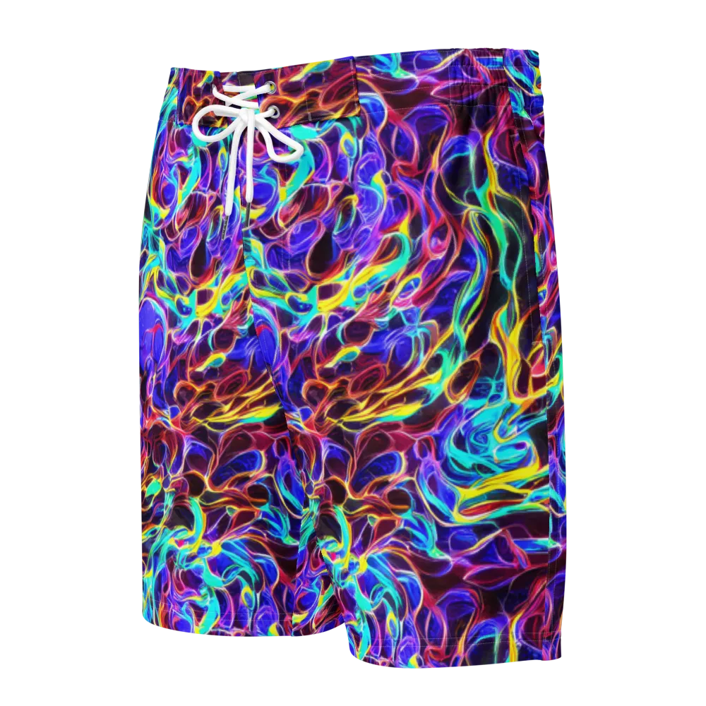 Lucid Inferno on Men's Board Shorts — Front