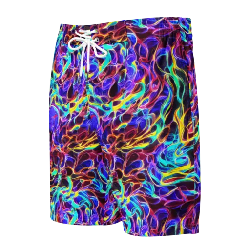 Lucid Inferno on a Men's Board Shorts