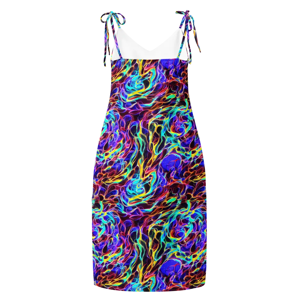 Lucid Inferno on Slip Dress — Back