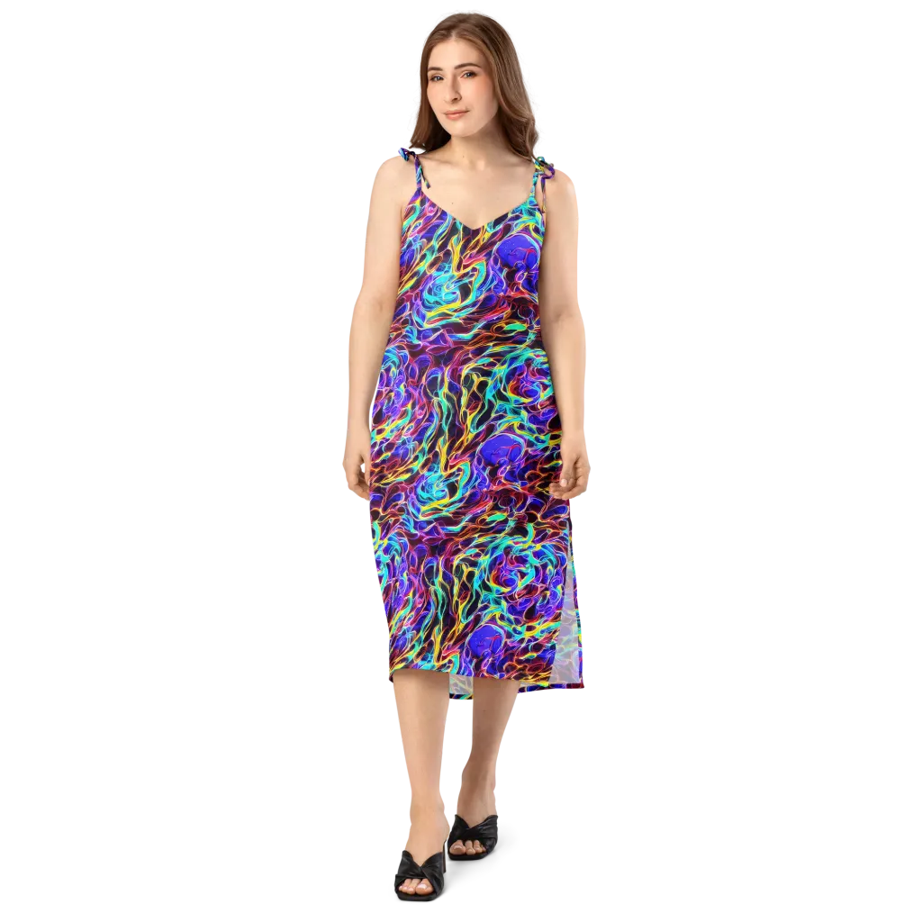 Lucid Inferno on Slip Dress — Front