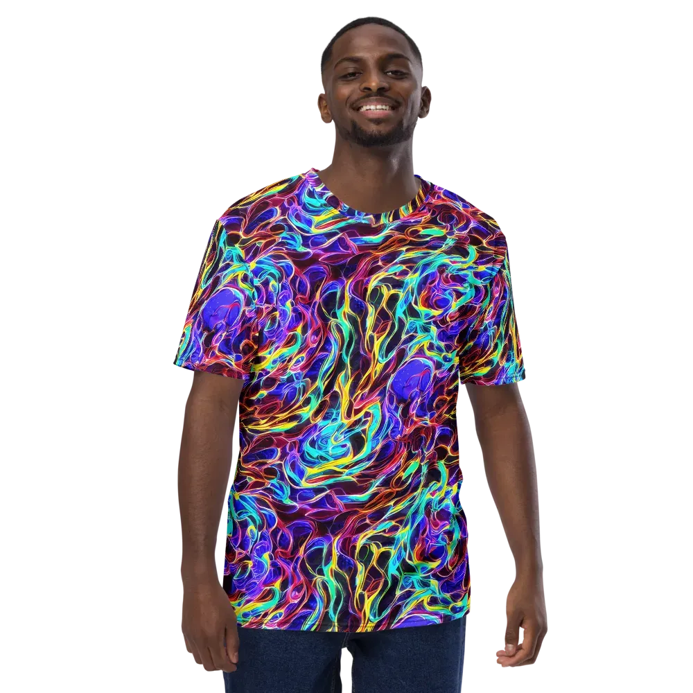 Lucid Inferno on Men's Crew Neck T-Shirt — Front