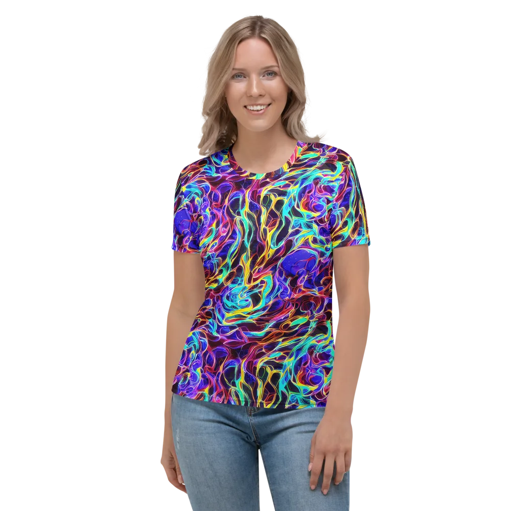 Lucid Inferno on Women's Crew Neck T-Shirt — Front