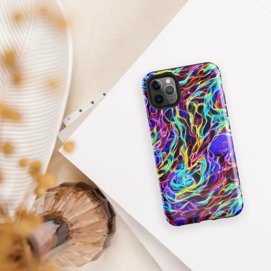 Lucid Inferno on Tough Case for iPhone® — Front