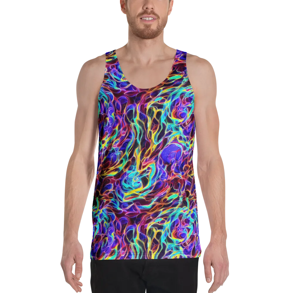 Lucid Inferno on Men's Tank Top — Front