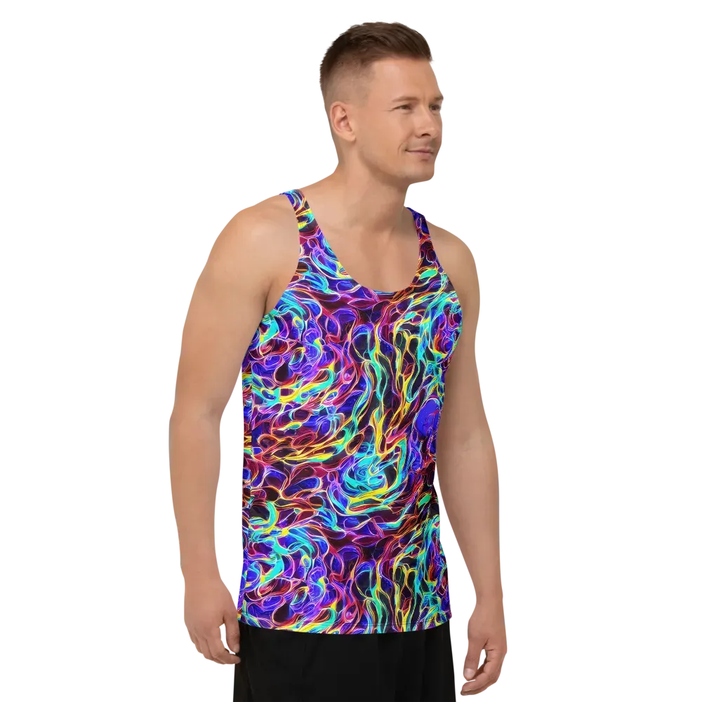 Lucid Inferno on Men's Tank Top — Right Front