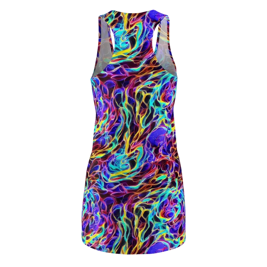 Lucid Inferno on Racerback Dress — Back