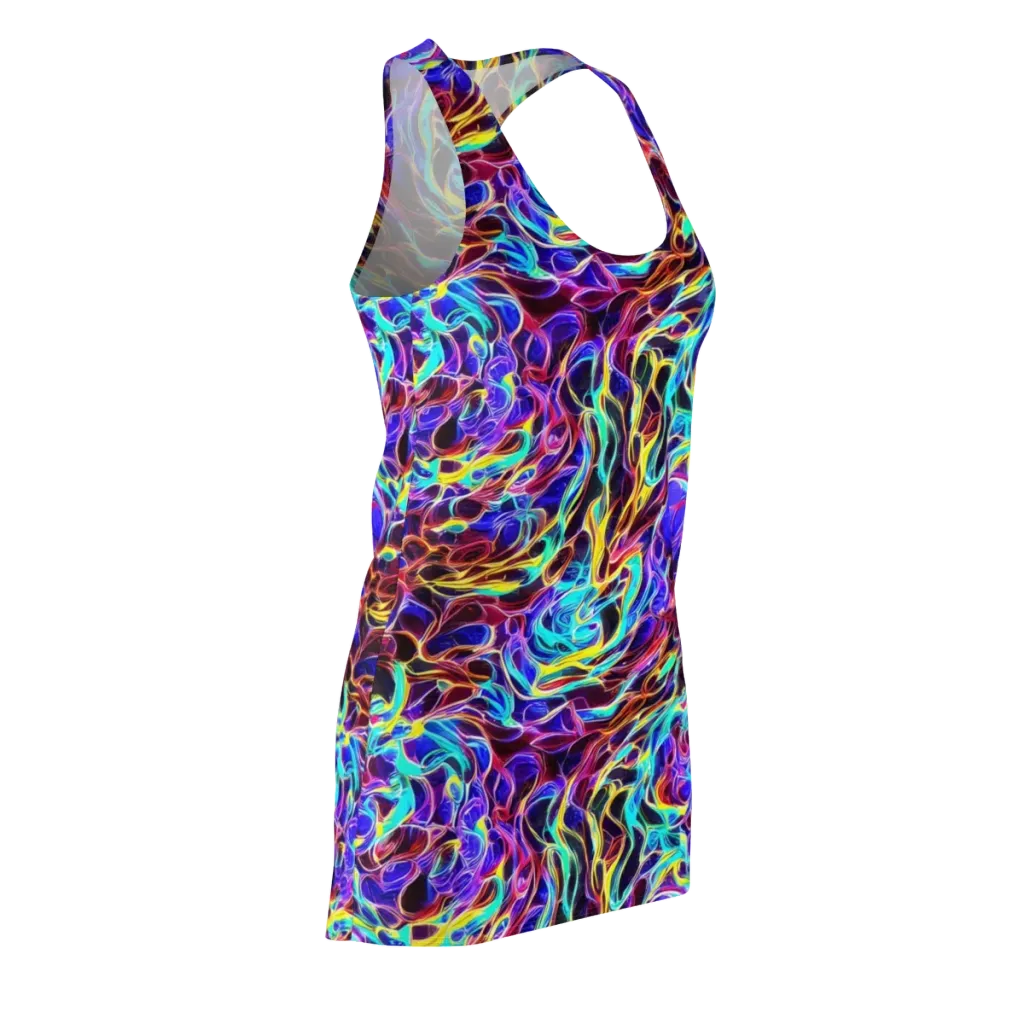 Lucid Inferno on Racerback Dress — Front Side