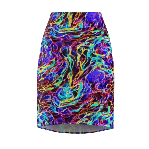 Lucid Inferno on a Pencil Skirt