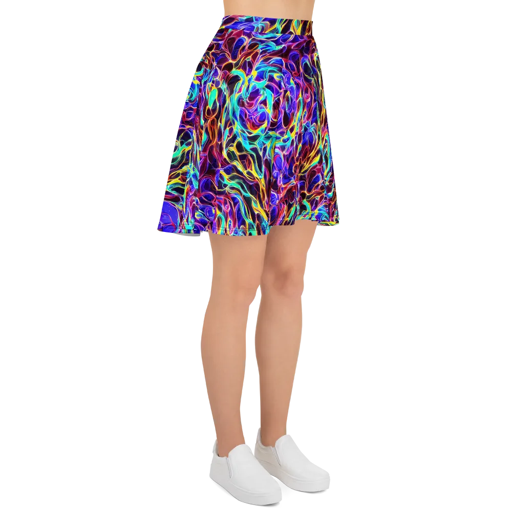 Lucid Inferno on Skater Skirt — Right