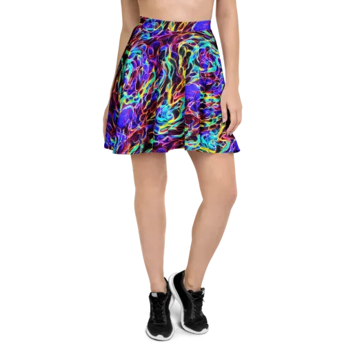 Lucid Inferno on a Skater Skirt