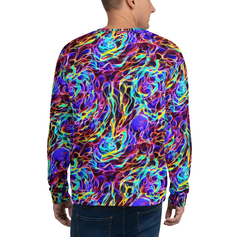 Lucid Inferno on Sweatshirt — Back