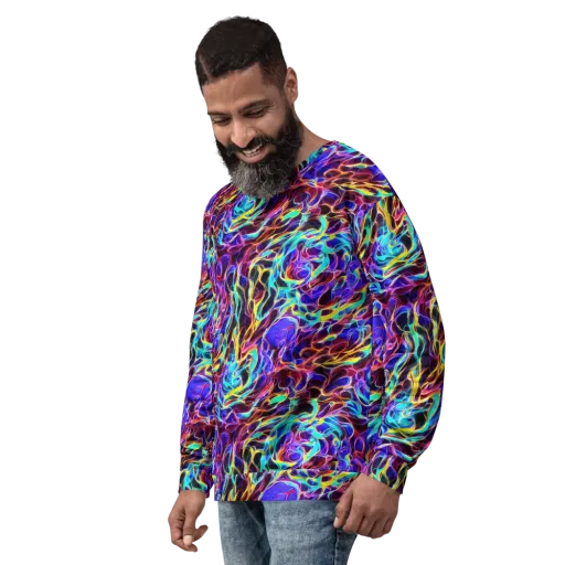 Lucid Inferno on a Sweatshirt