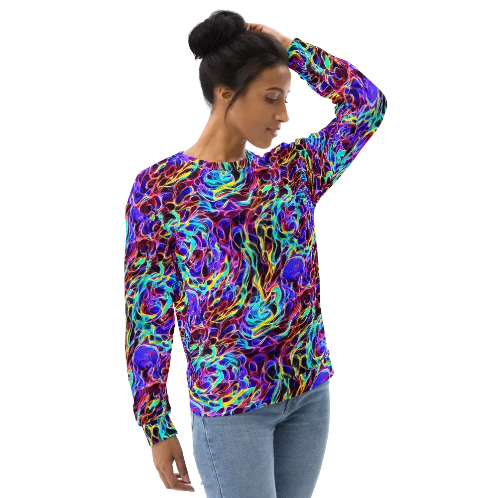 Lucid Inferno on Sweatshirt — Right Front