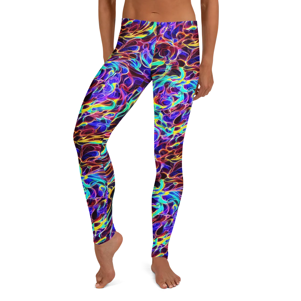 Lucid Inferno on Leggings — Front