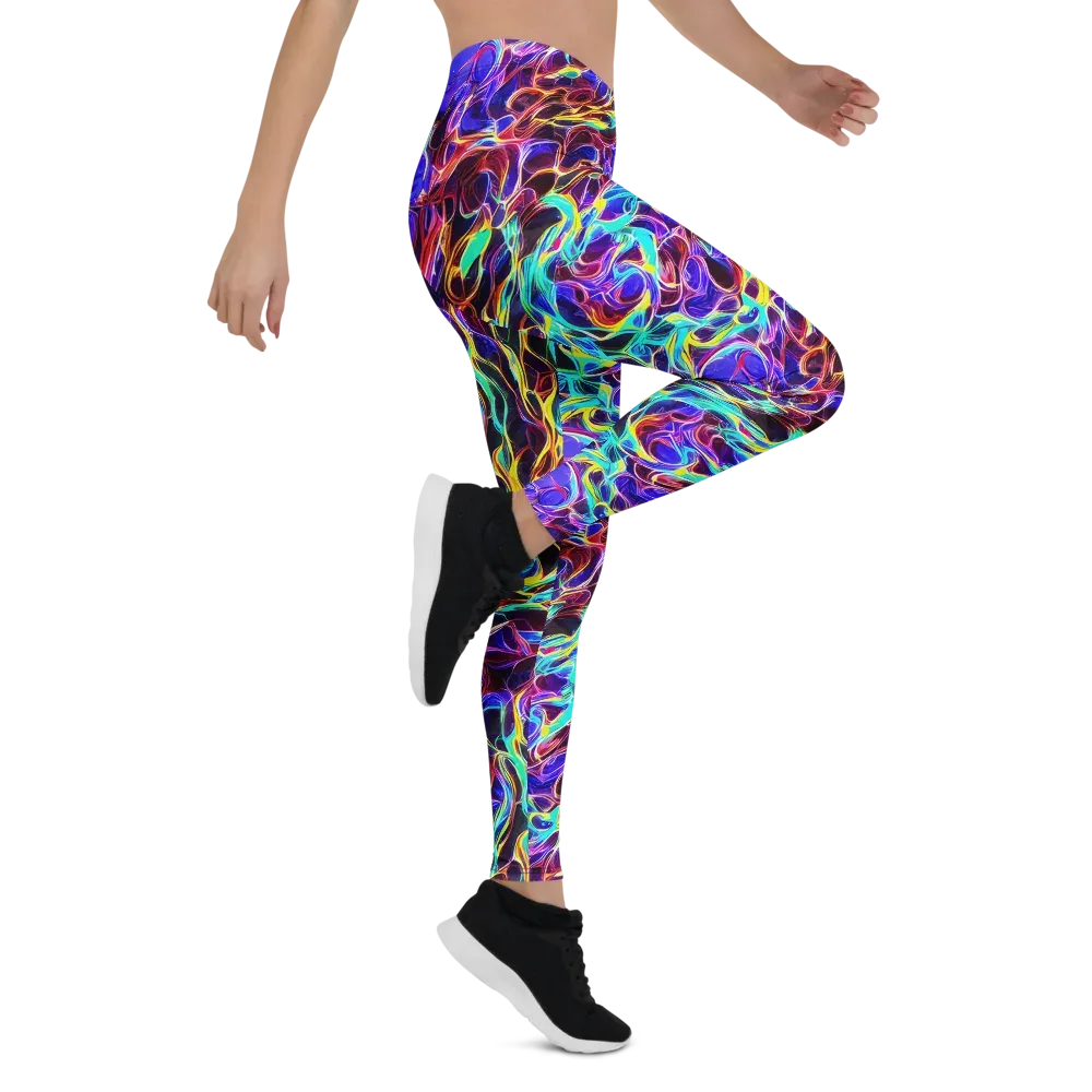 Lucid Inferno on Leggings — Right