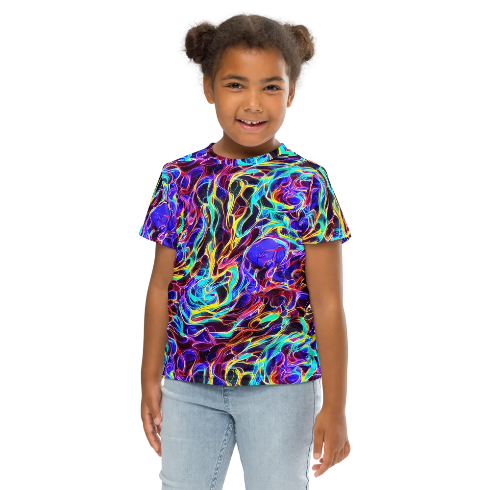 Lucid Inferno on Kids Crew Neck T-Shirt — Front