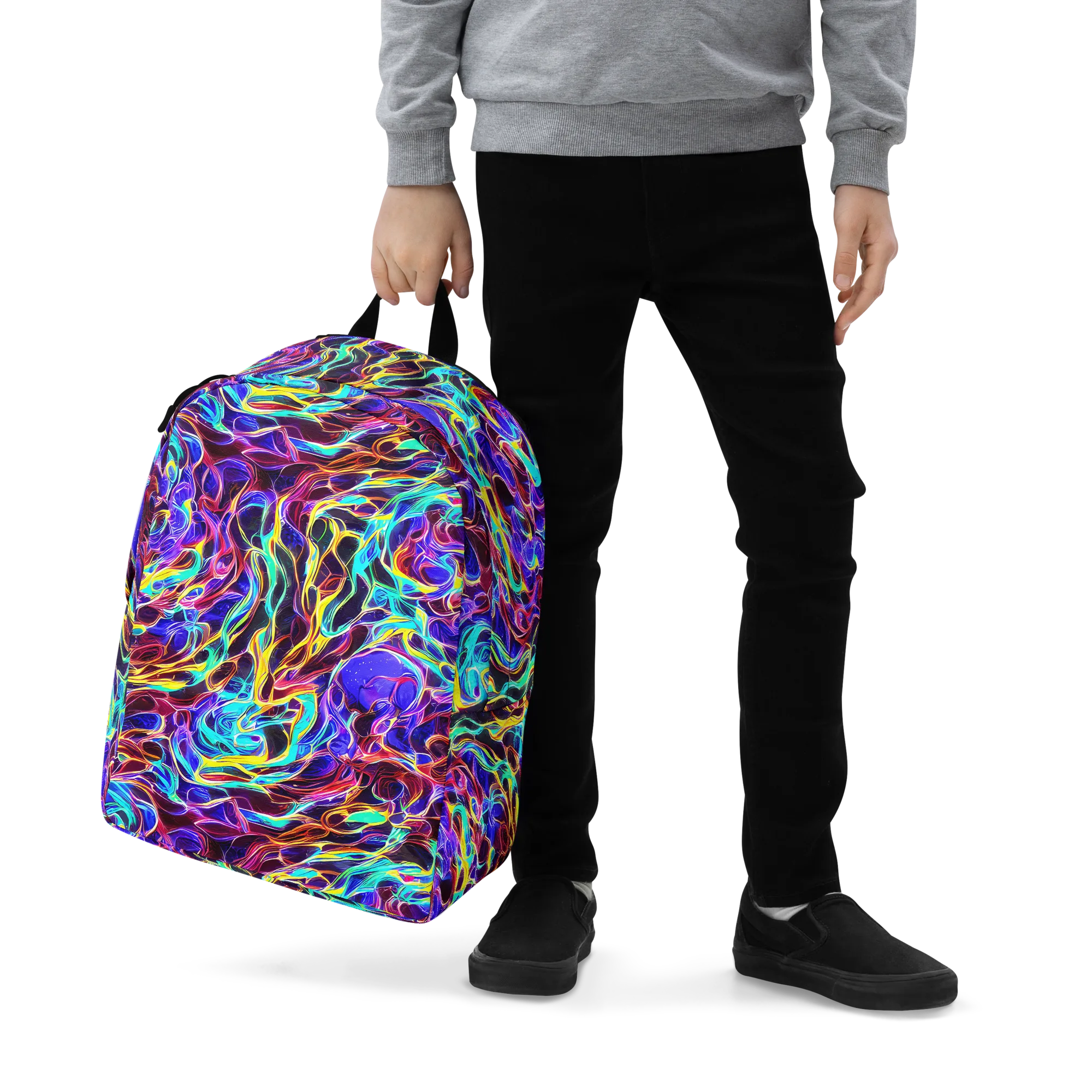 Lucid Inferno on Minimalist Backpack — Zoomed-in