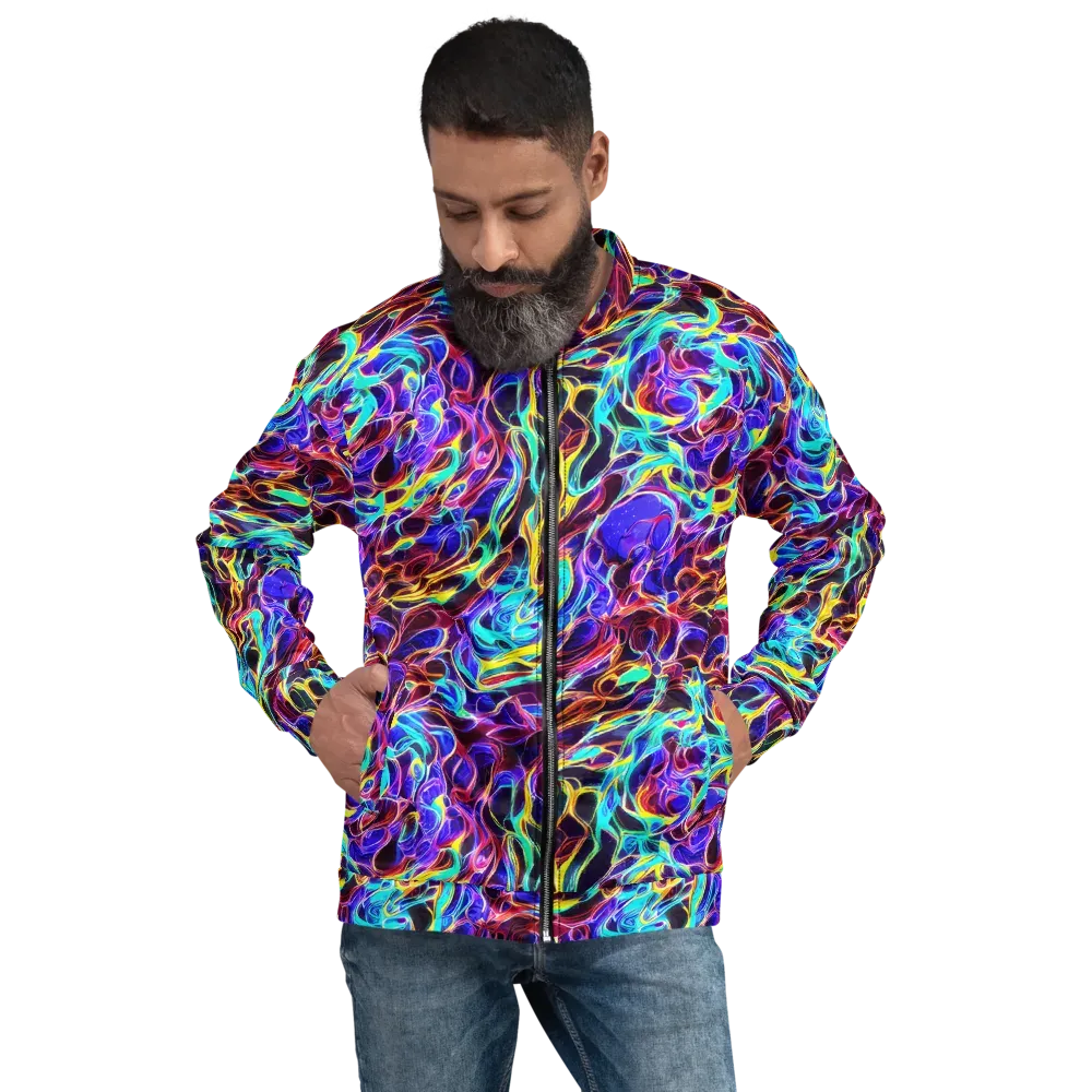 Lucid Inferno on Bomber Jacket — Front
