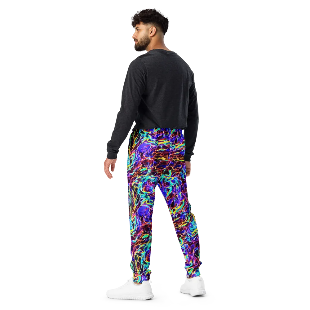 Lucid Inferno on Men's Joggers — Back