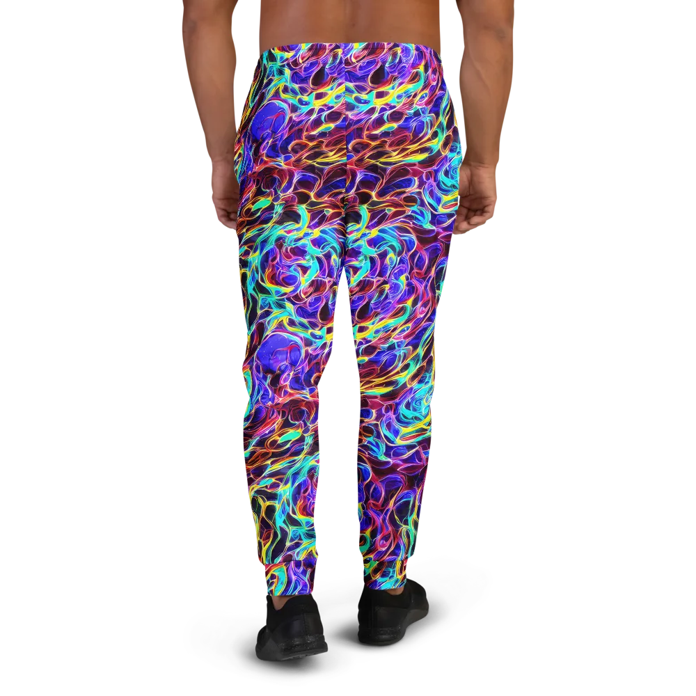Lucid Inferno on Men's Joggers — Back