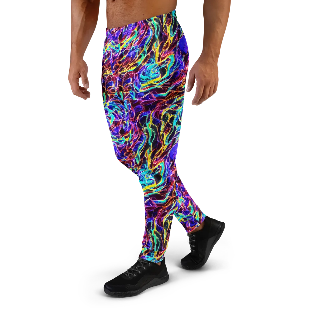 Lucid Inferno on Men's Joggers — Left