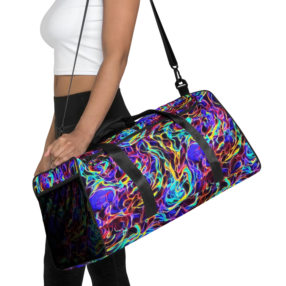 Lucid Inferno on Duffle Bag — Front