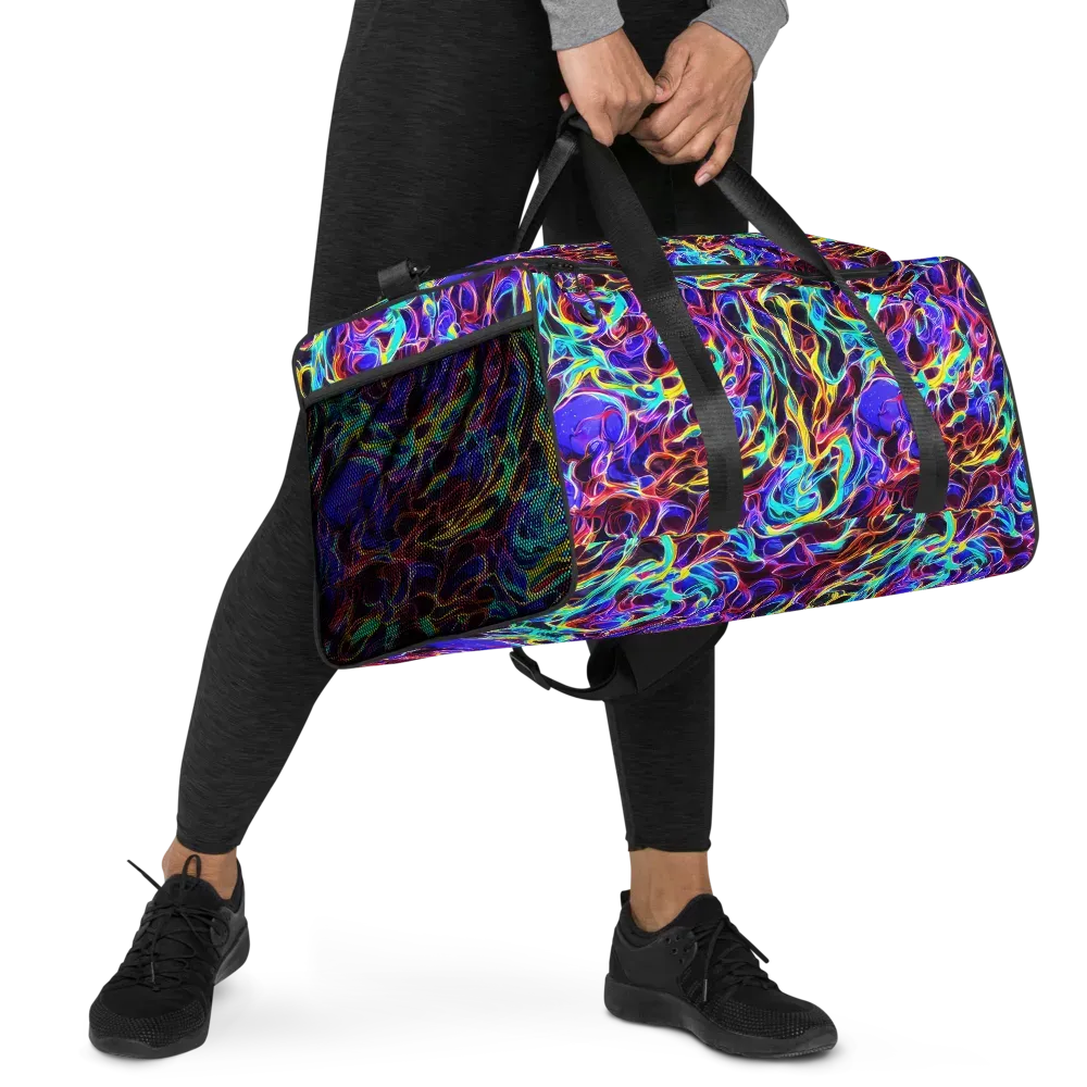 Lucid Inferno on Duffle Bag — Right Front