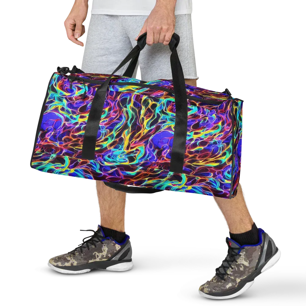 Lucid Inferno on Duffle Bag — Front
