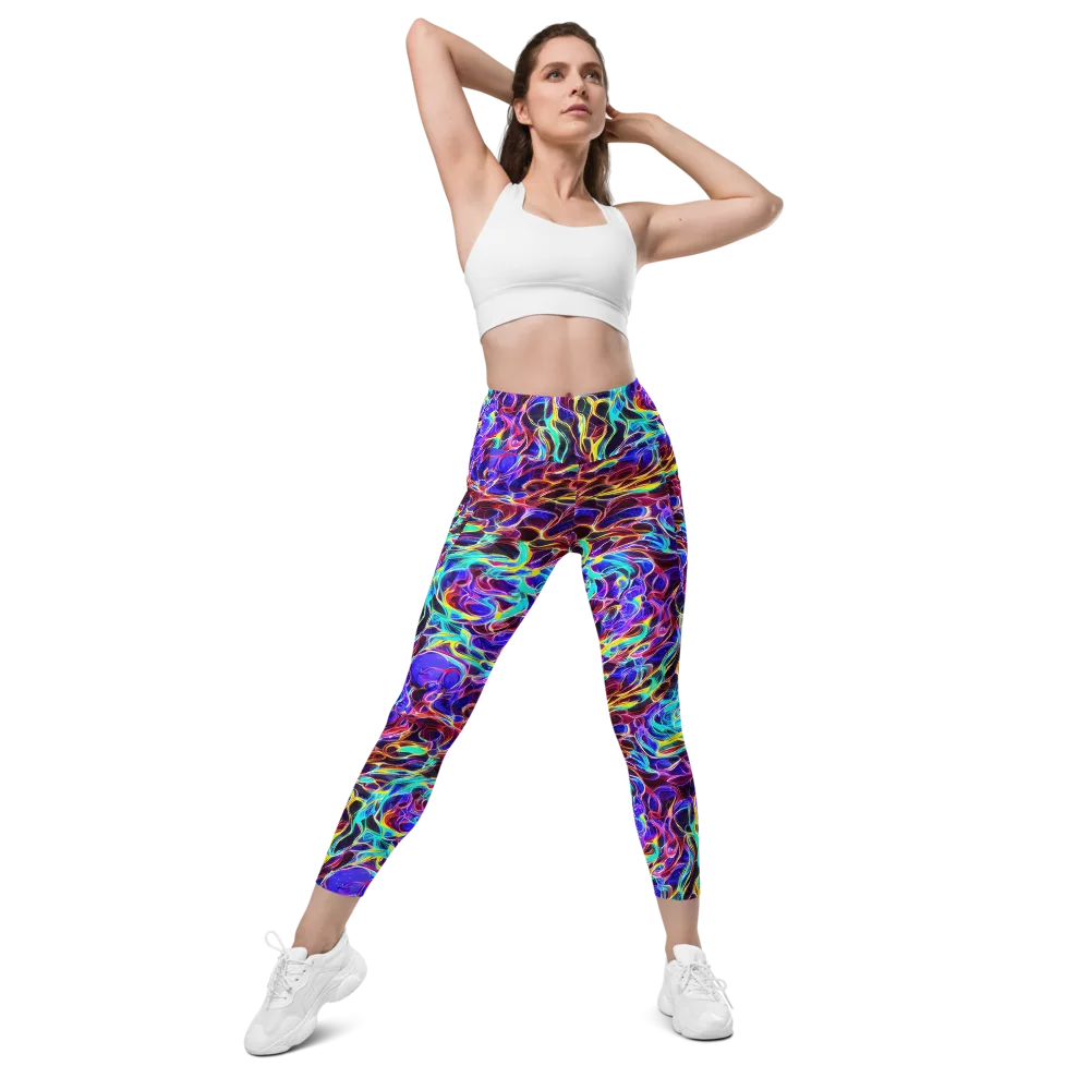 Lucid Inferno on Leggings with Pockets — Front