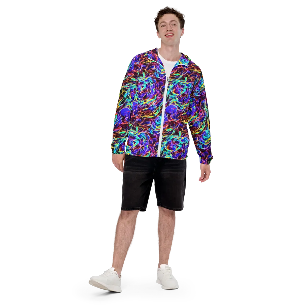 Lucid Inferno on Men's Windbreaker — Front