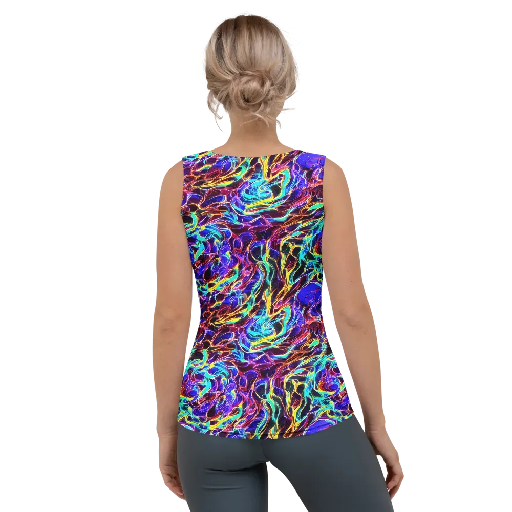 Lucid Inferno on Women's Tank Top — Back
