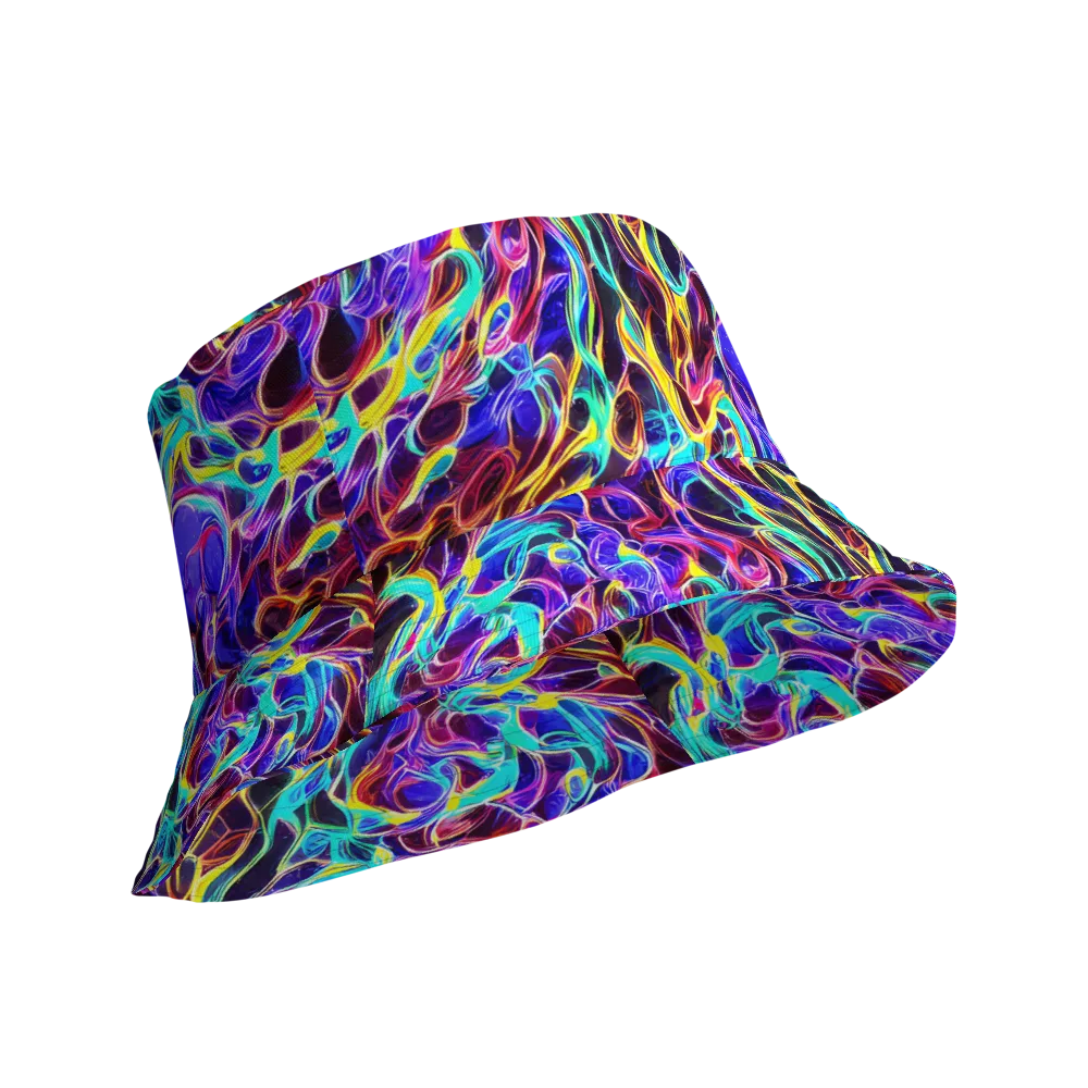 Lucid Inferno on Reversible Bucket Hat — Product details Outside