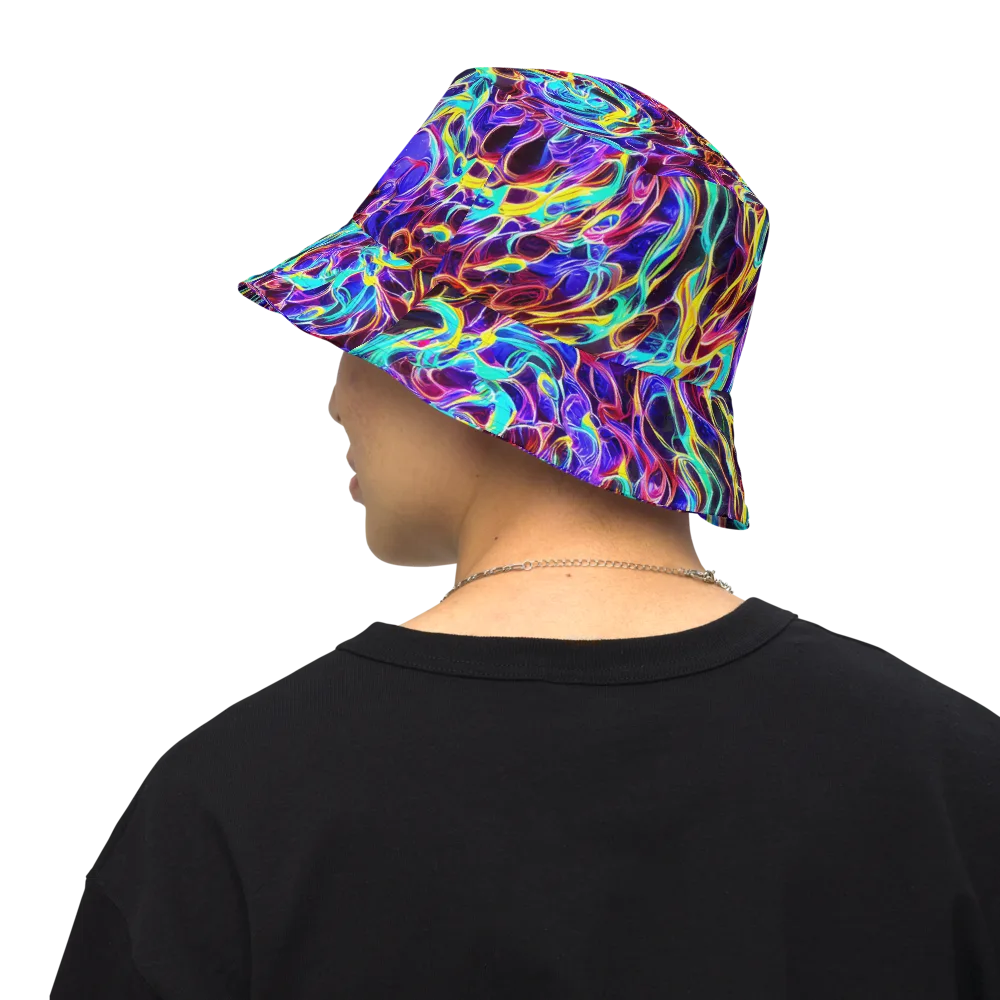 Lucid Inferno on Reversible Bucket Hat — Back Inside