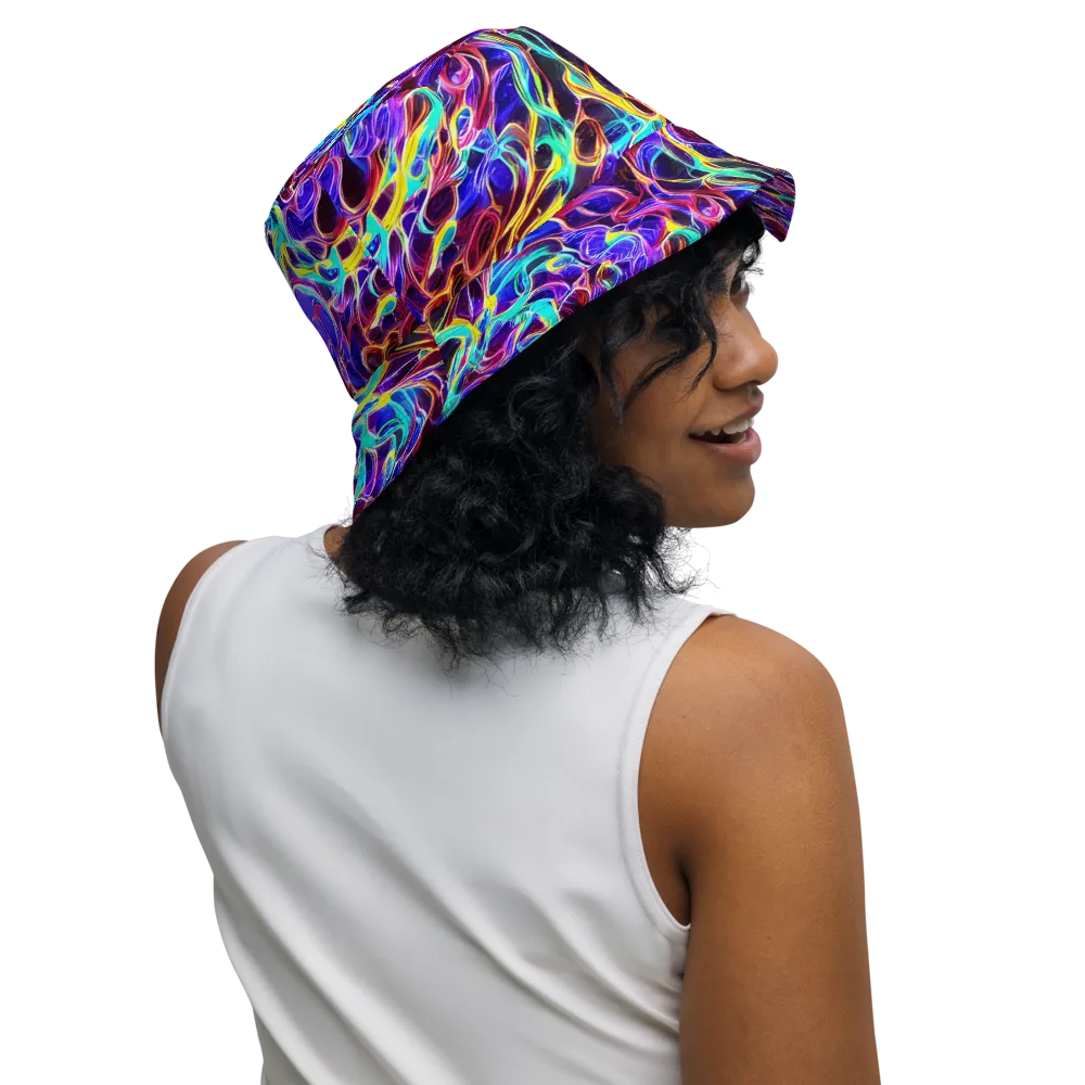 Lucid Inferno on Reversible Bucket Hat — Right Outside