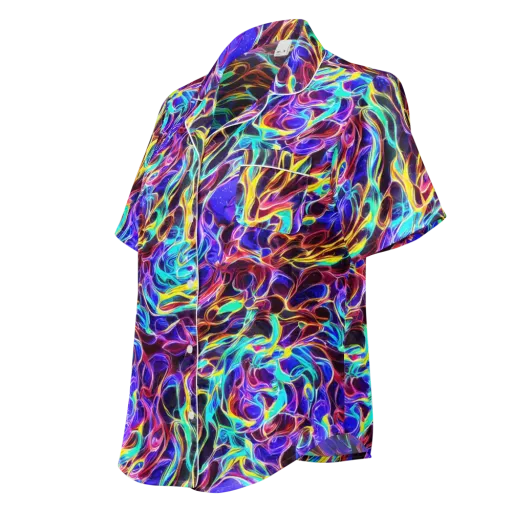 Lucid Inferno on a Women's Short Sleeve Pajama Top
