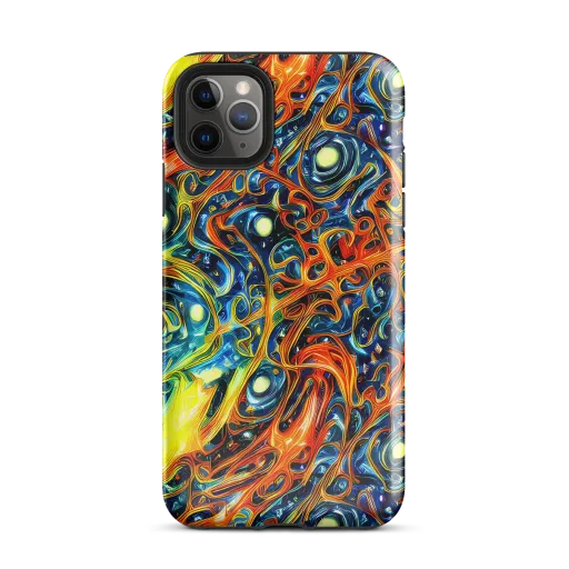Blue Flame Field on a Tough Case for iPhone®