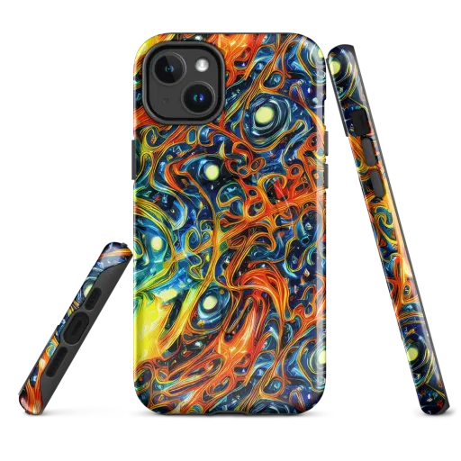 Blue Flame Field on a MagSafe Tough Case for iPhone®