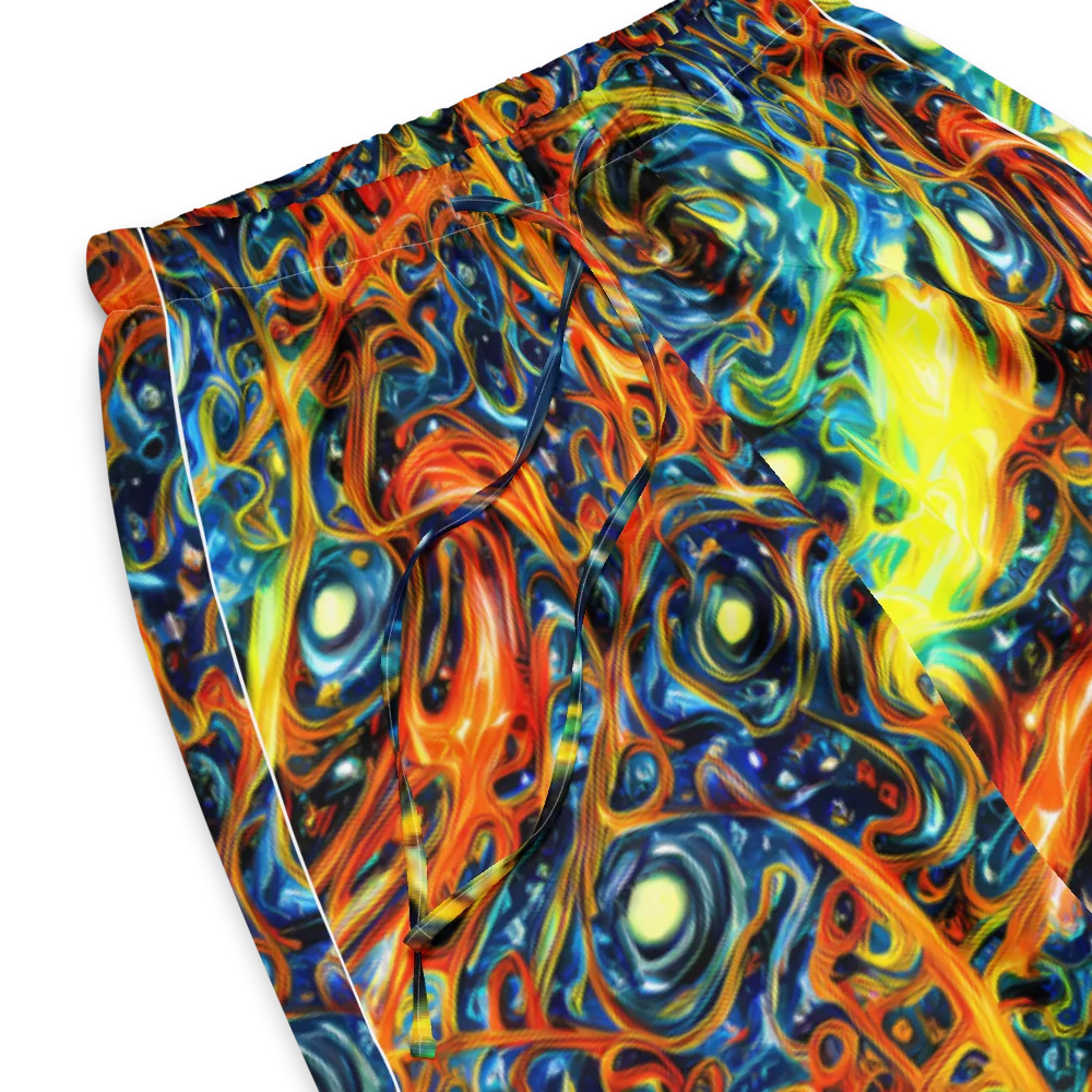Blue Flame Field on Women's Pajama Pants — Product details