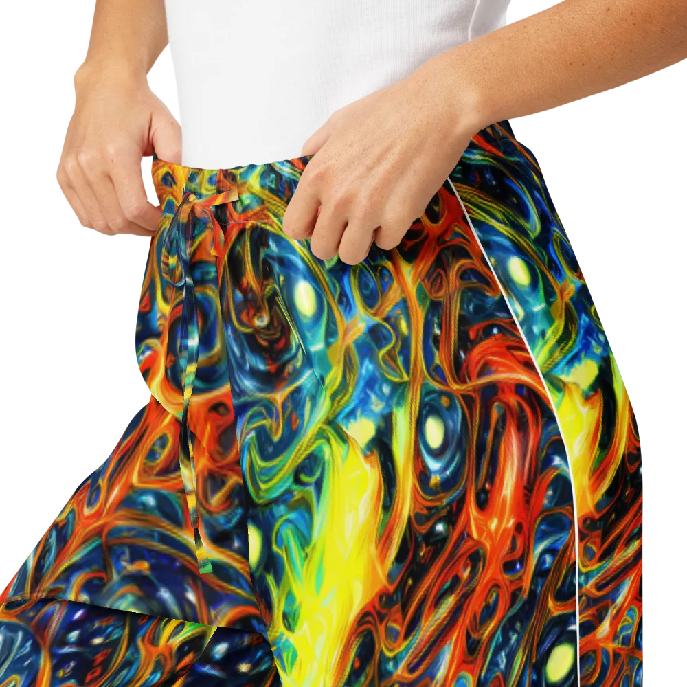 Blue Flame Field on Women's Pajama Pants — Product details