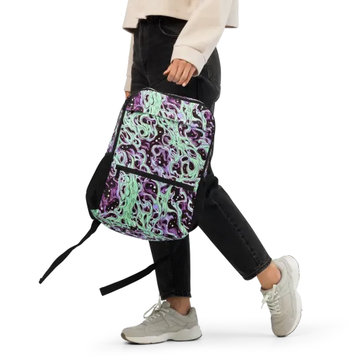 Lavender Lava on a Utility Backpack