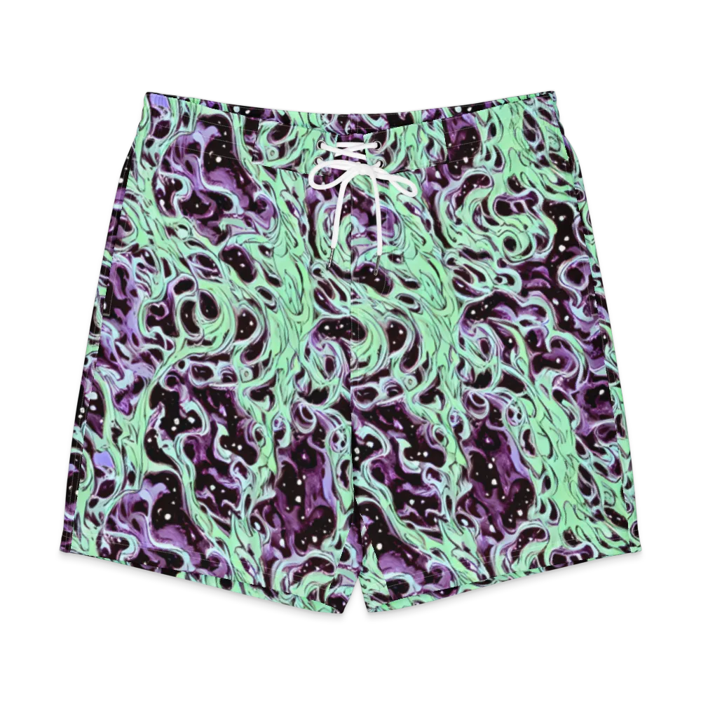 Lavender Lava on Men's Board Shorts — Front